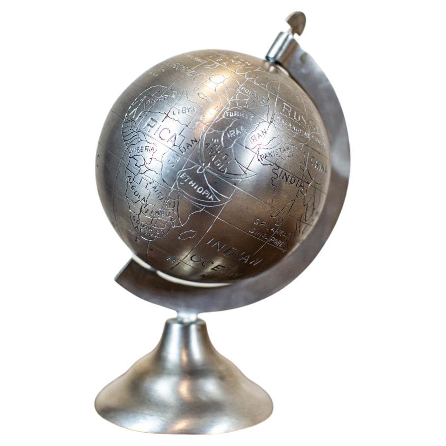 20th-Century Decorative Metal Globe