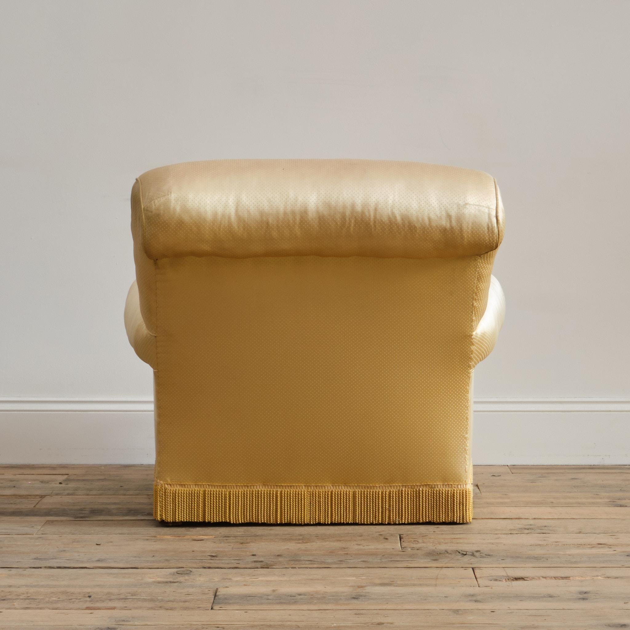 Sillón Club Estilo Howard del Siglo XX con Asiento Profundo Haya en venta