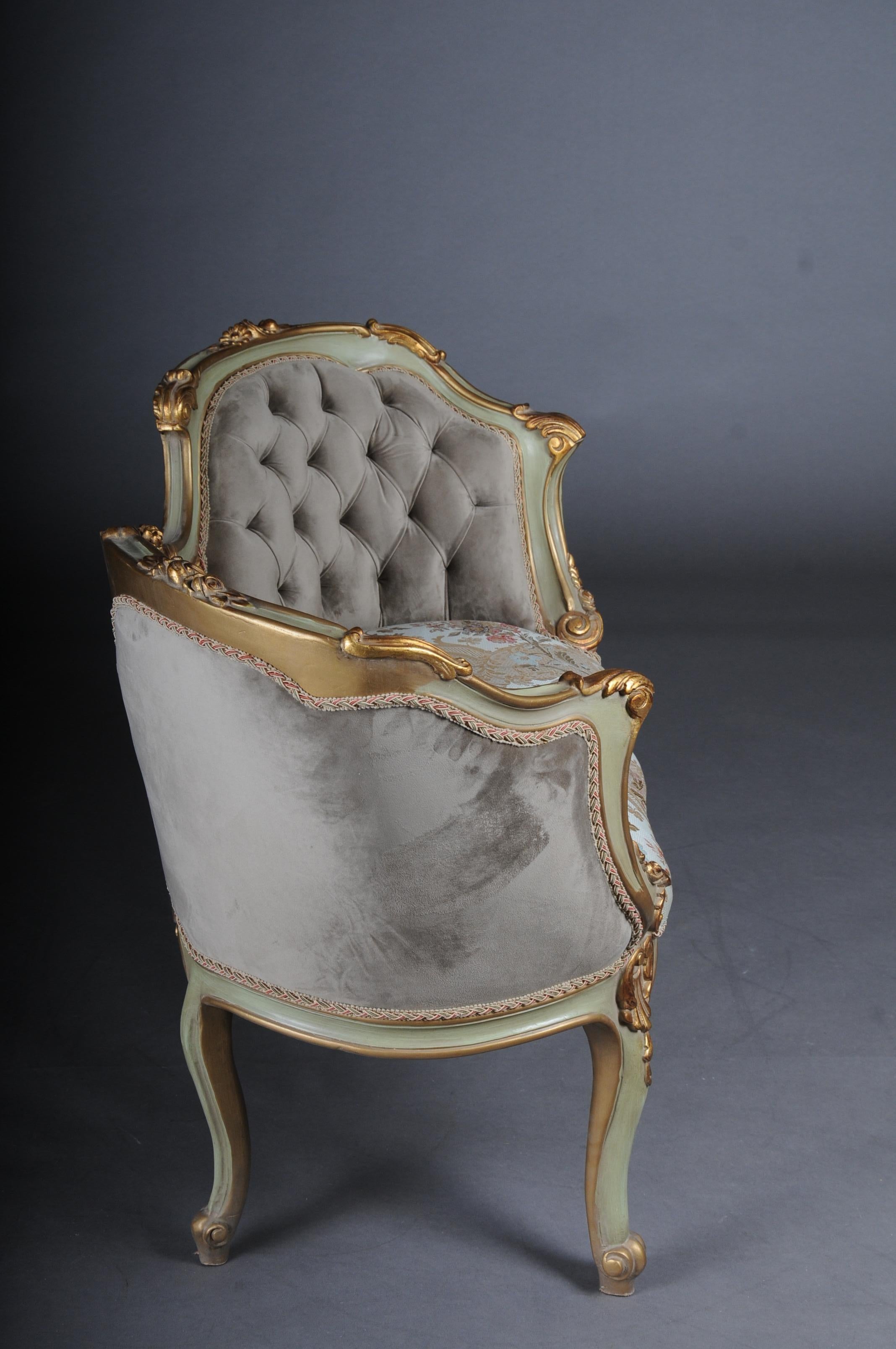 20th Century Delightful Elegant French Sofa/Bench/Canapee Louis XV 8
