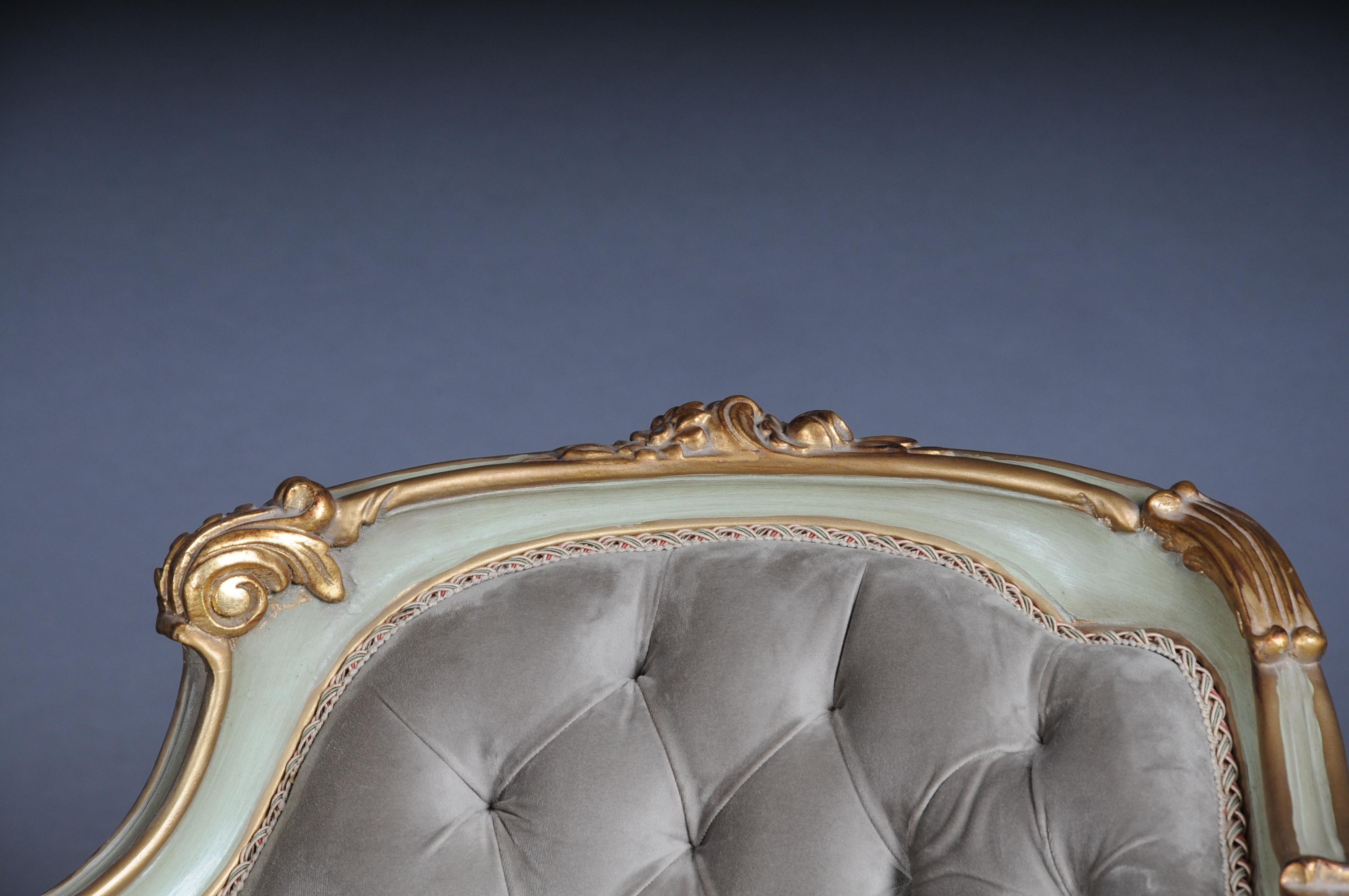 20th Century Delightful Elegant French Sofa/Bench/Canapee Louis XV 4