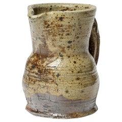 20th Century Design Ceramic Pitcher by Benoist Favre French Decoration, 1970