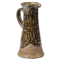 Jarra de cerámica de diseño del siglo XX de Pierre Digan La Borne, 1970