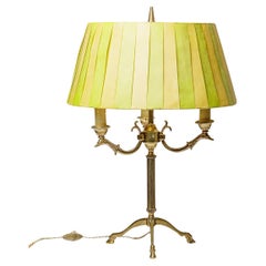20th century design golden brass animals table lamp by Maison Jansen 1970