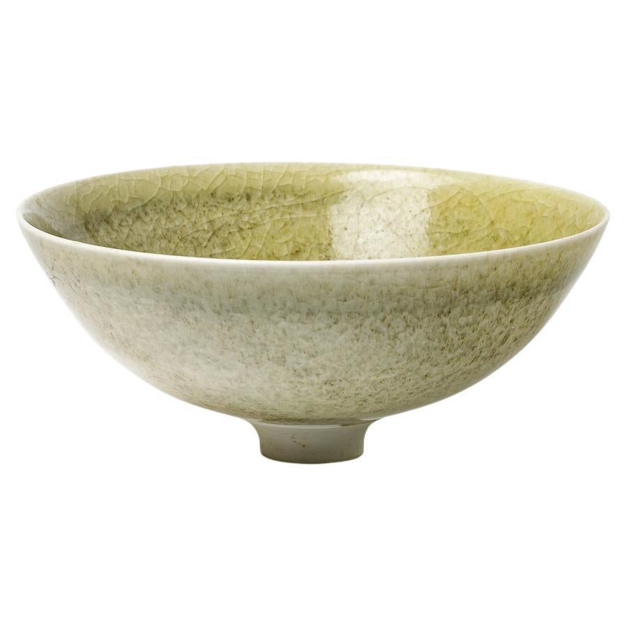Cuenco decorativo de porcelana celadón de diseño del siglo XX de Jacques Buchholtz 1980 en venta