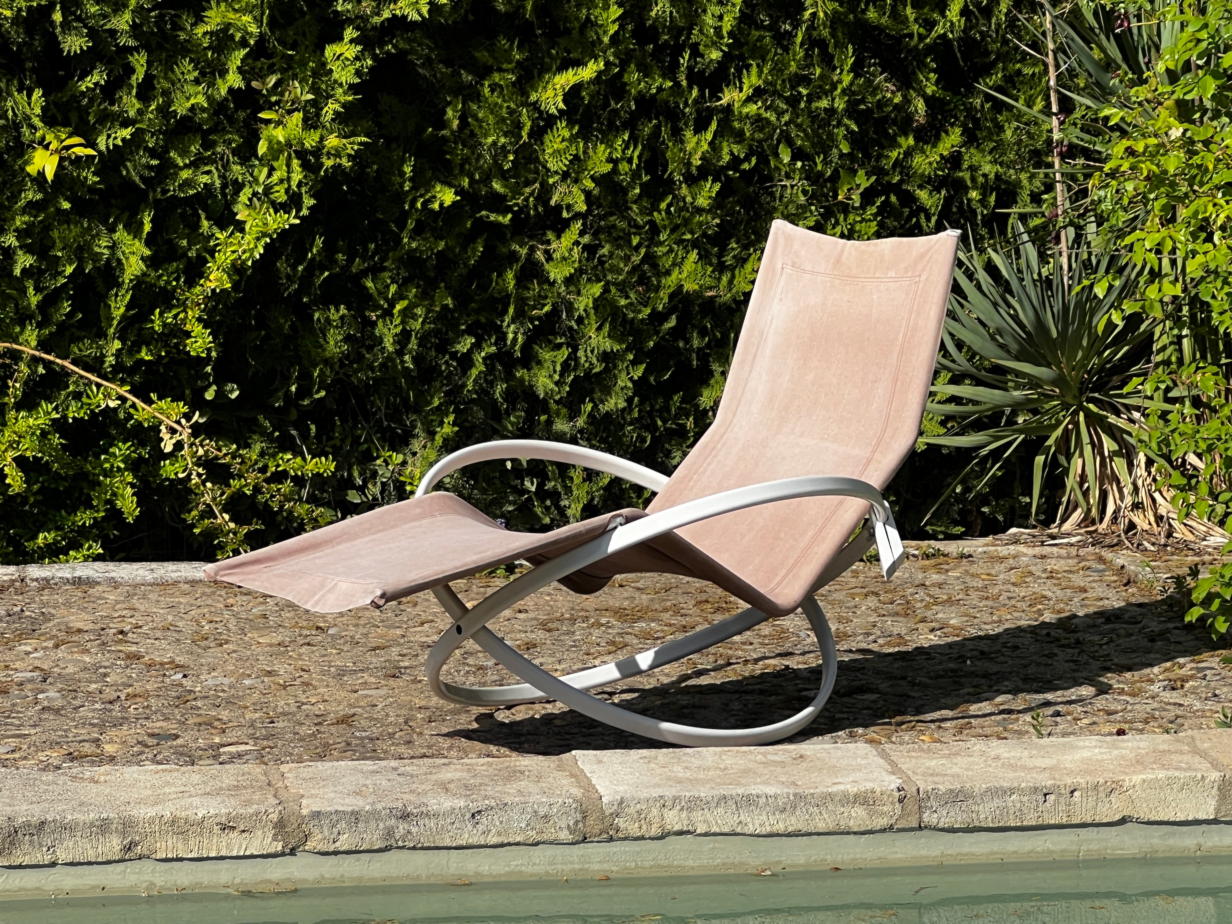 20th Century Design Roger Lecal Rocking Chaise Longue, Jetstar Model, 1975 For Sale