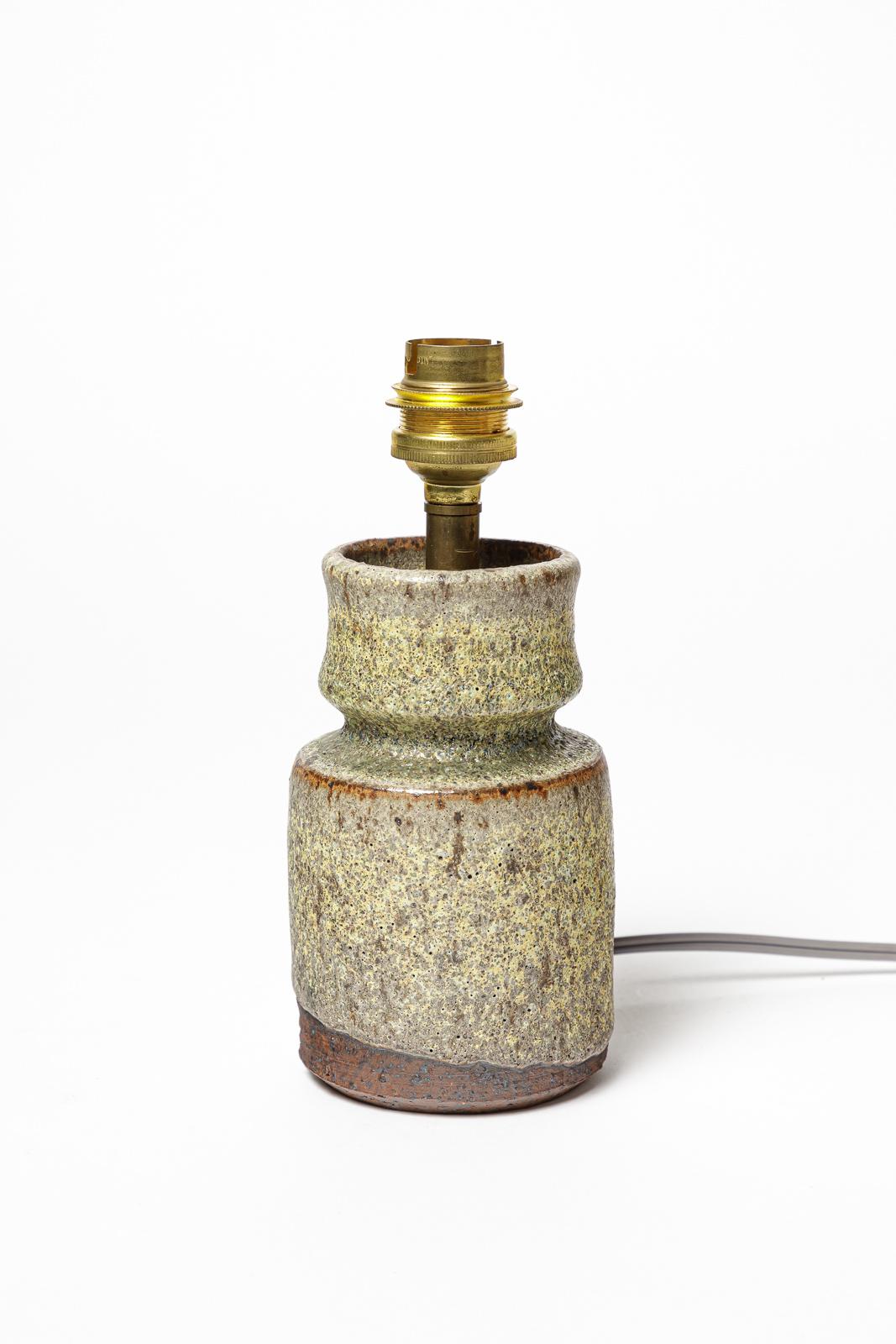 20 century DESIGN skandinavische grüne Keramik-Tischlampe 1960 (Moderne der Mitte des Jahrhunderts) im Angebot