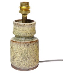 20th century design scandinavian green ceramic table lamp 1960