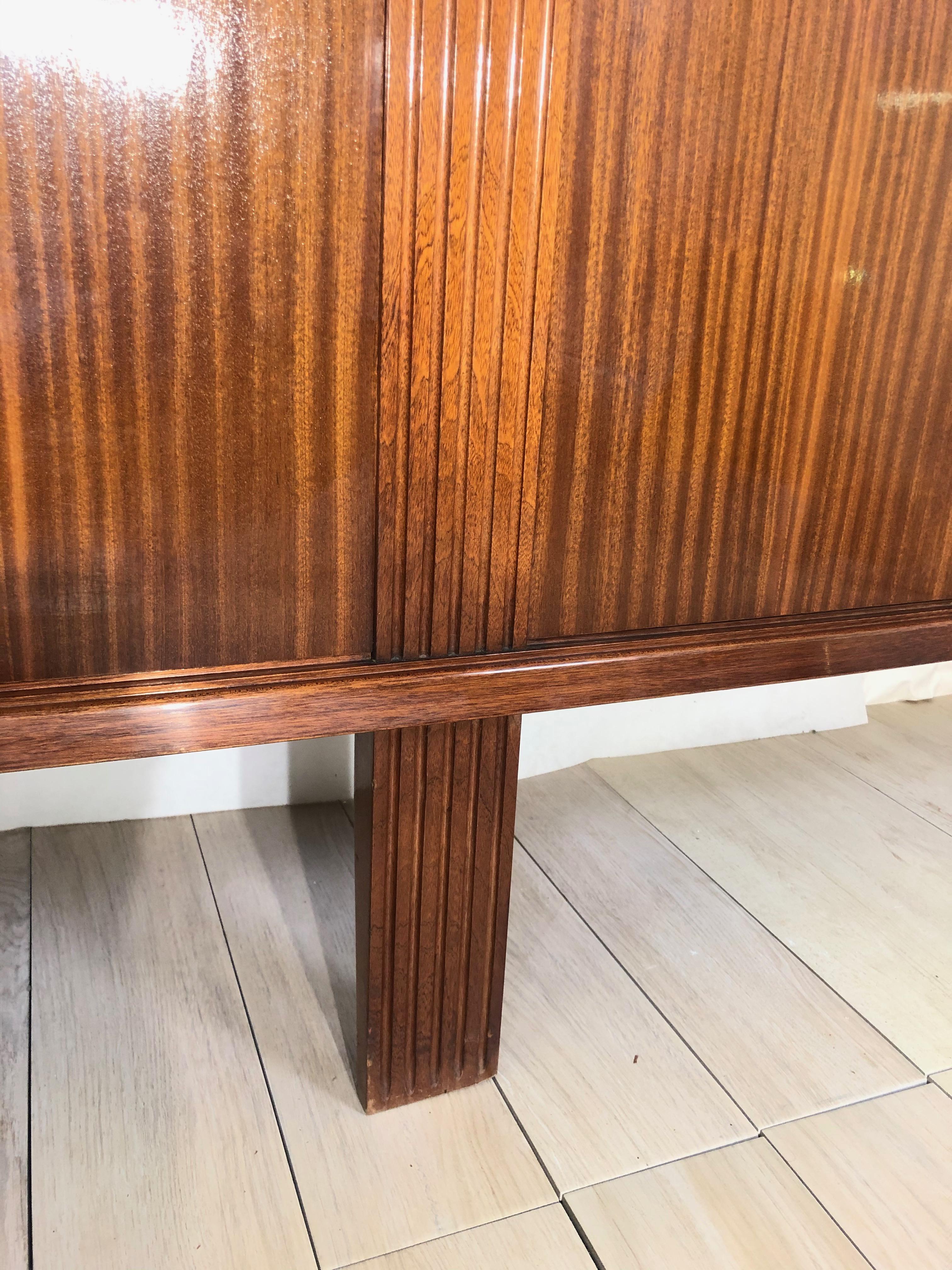 20th Century Design Sideboard in Mahogany, 1970s For Sale 4