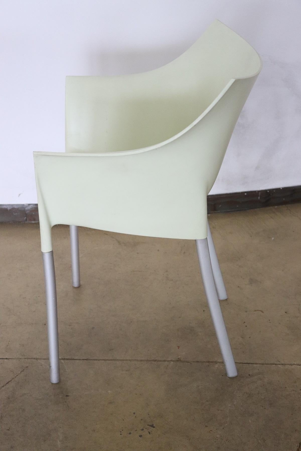 20th Century Design Table and Chairs by Philippe Starck for Kartell, 1990s For Sale 9
