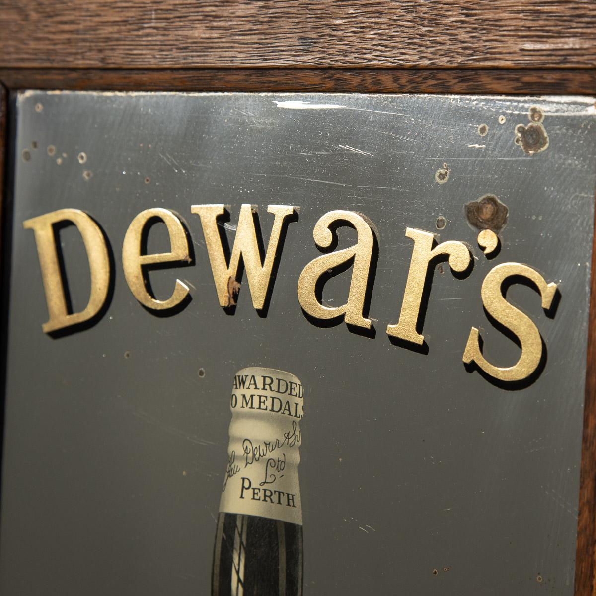 Irish 20th Century Dewars & Sons Old Liqueur Whisky Mirror, c.1930 For Sale