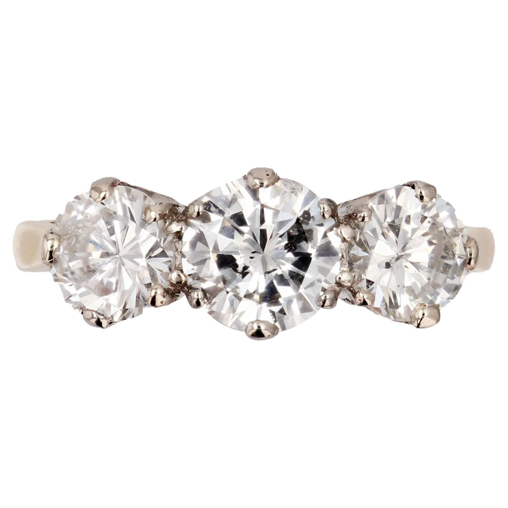 Bague jarretière en or jaune 18 carats avec diamants du 20e siècle en vente