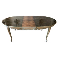 20th Century Dining Table in Lacquered Wood by Maison Jansen Louis XV Style