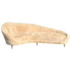 20th Century Divano, Curved Sofa by Federico Munari