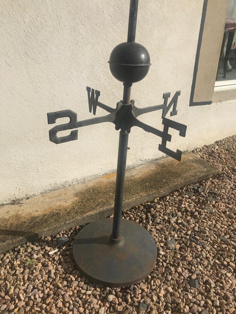 20th Century, Dolphin Zinc Weathervane, 1940s For Sale at 1stDibs