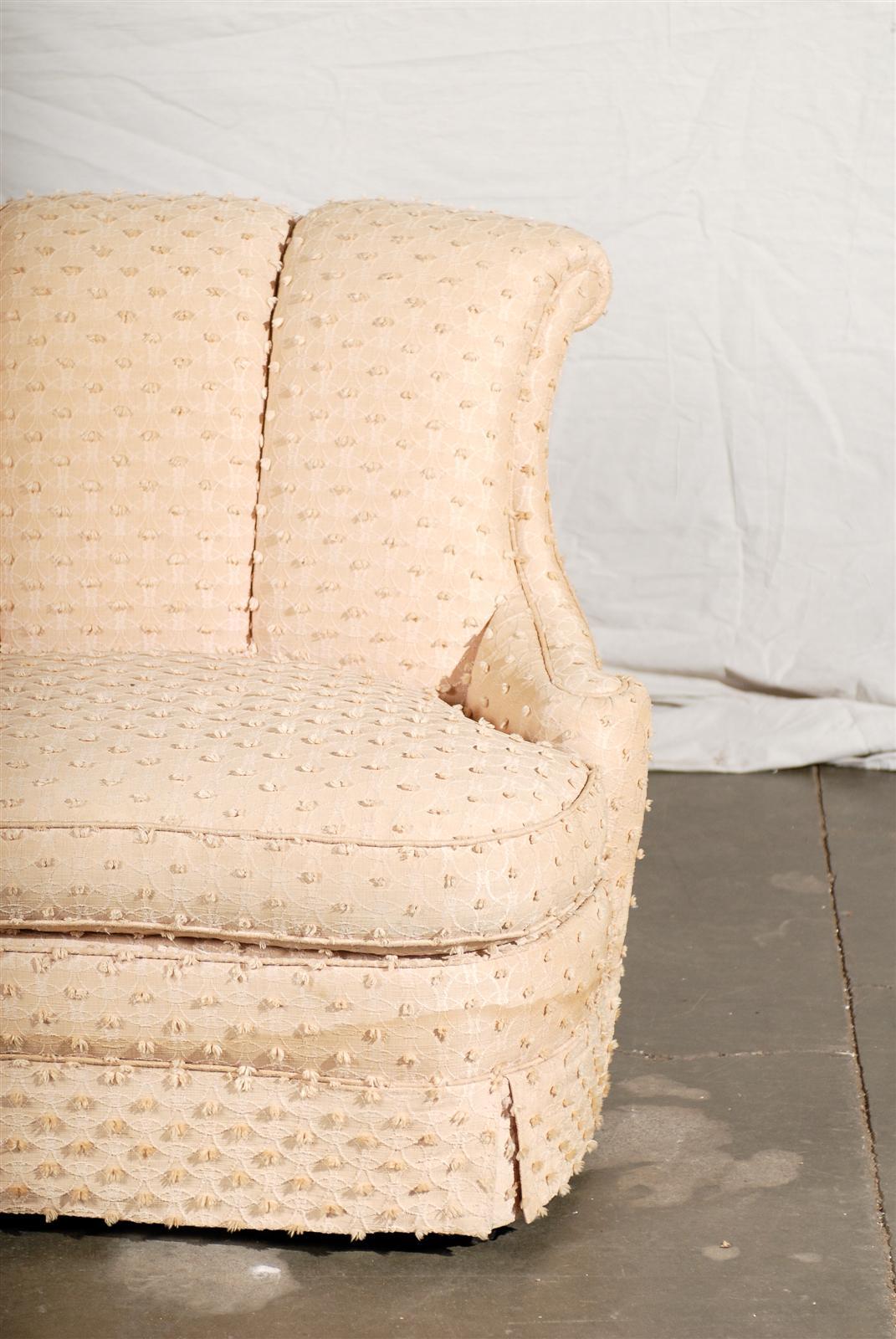 20th Century Dorothy Draper Style Oversized Slipper Chair 4
