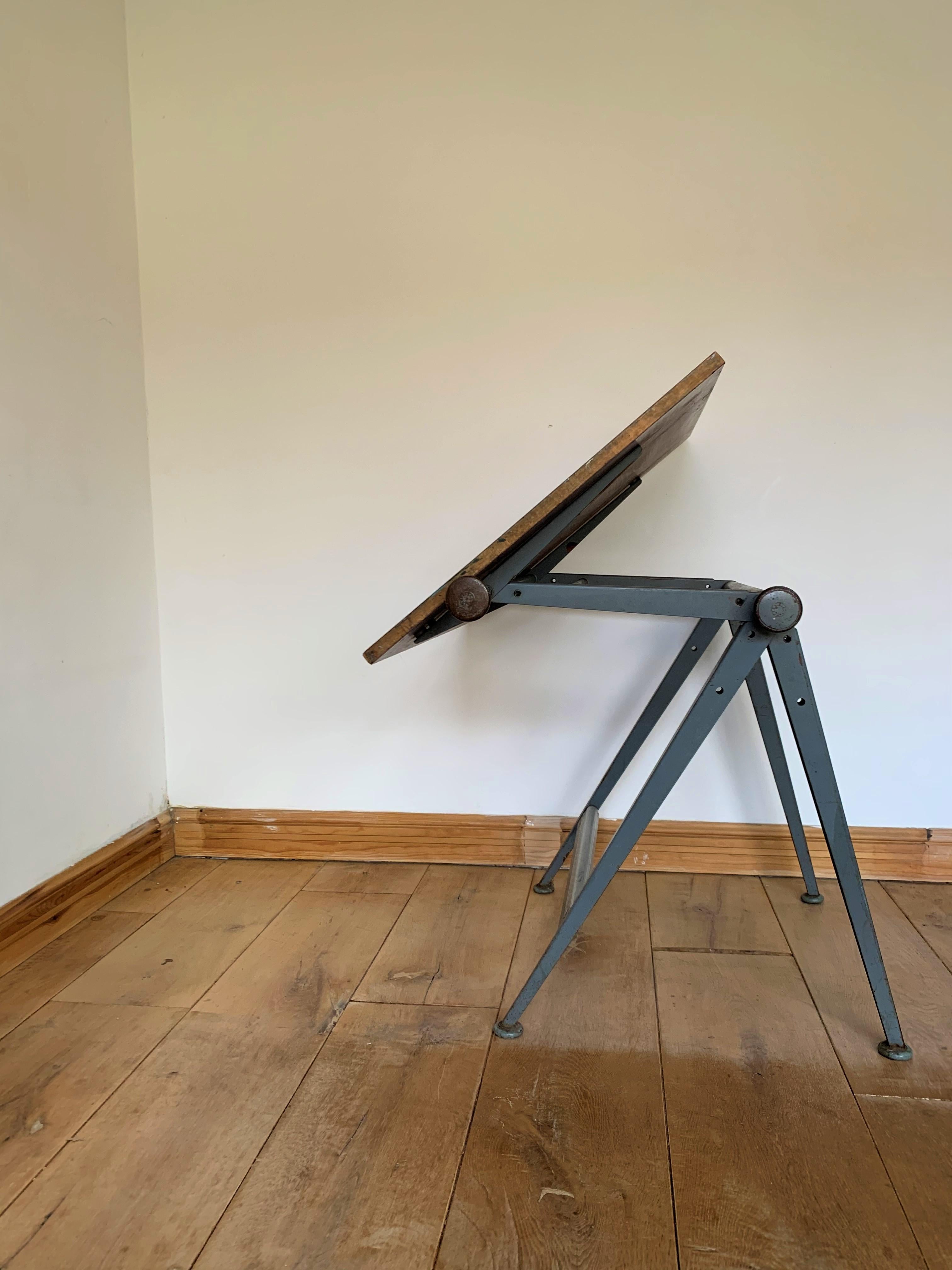 Mid-20th Century 20th Century Drafting Table Friso Kramer Wim Rietveld for Ahrend Cirkel, 1950s