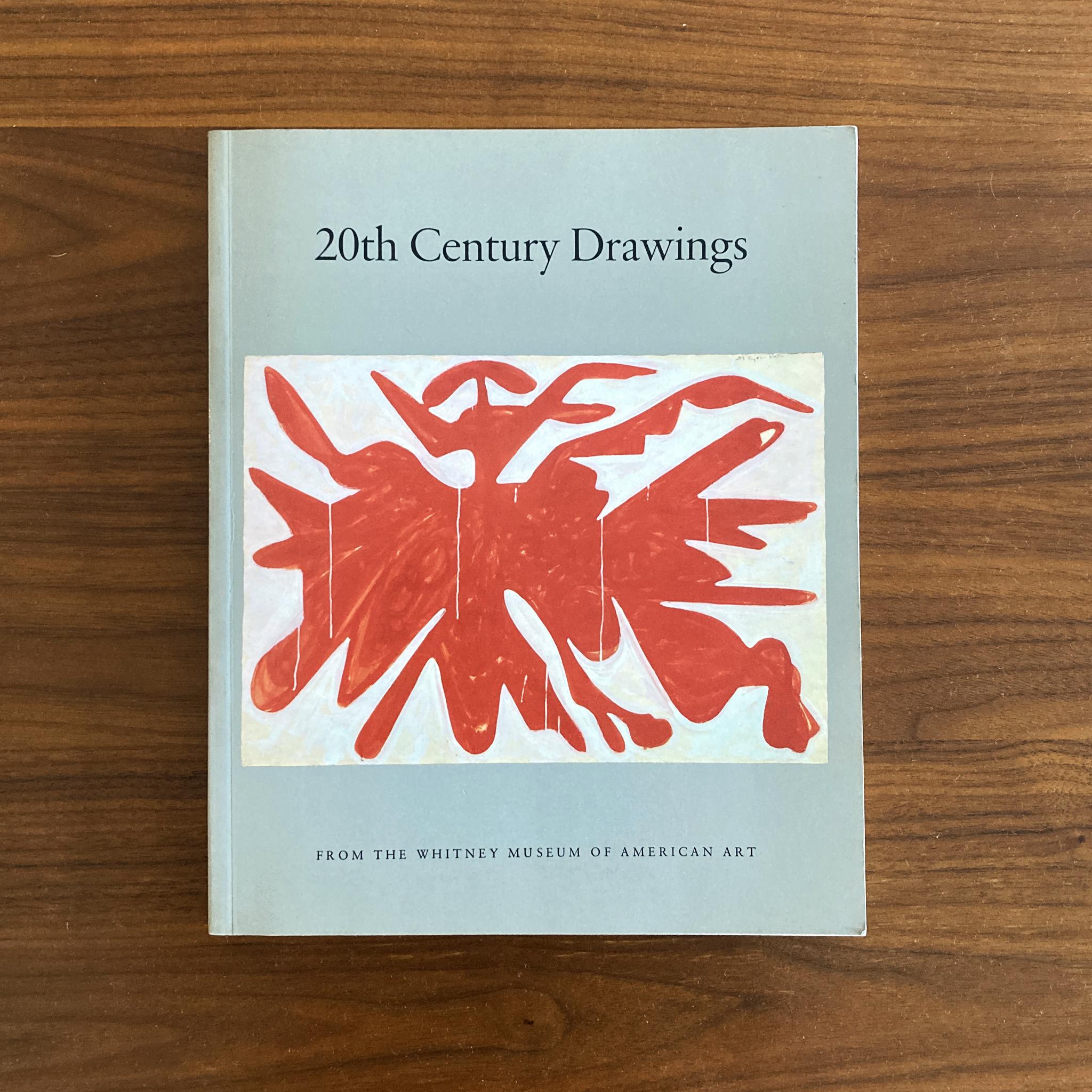 Exhibition book from the Whitney, 20th century drawings. Works by prominent 20th Century American artists, with descriptive text including.: Thomas Hart Benton, Elie Nadelman, Earle Horter, Theodore Roszak, and Roy Lichtenstein among many others. An