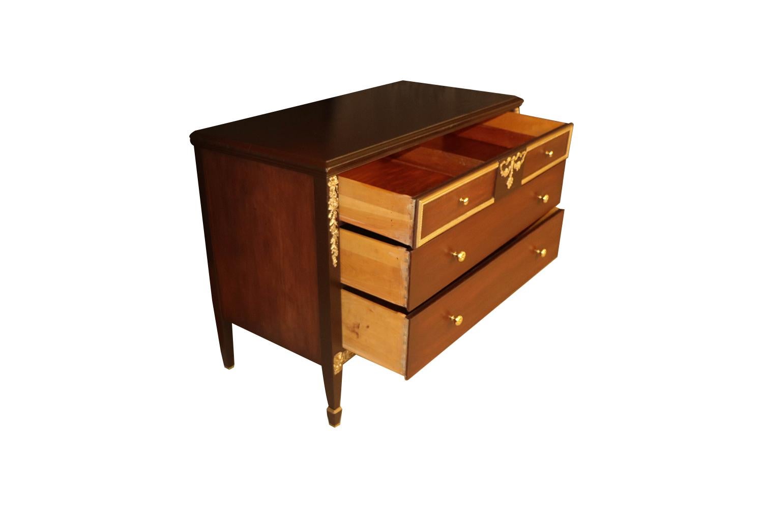 20th Century Dresser Chest of Drawers Louis XVI Style 6