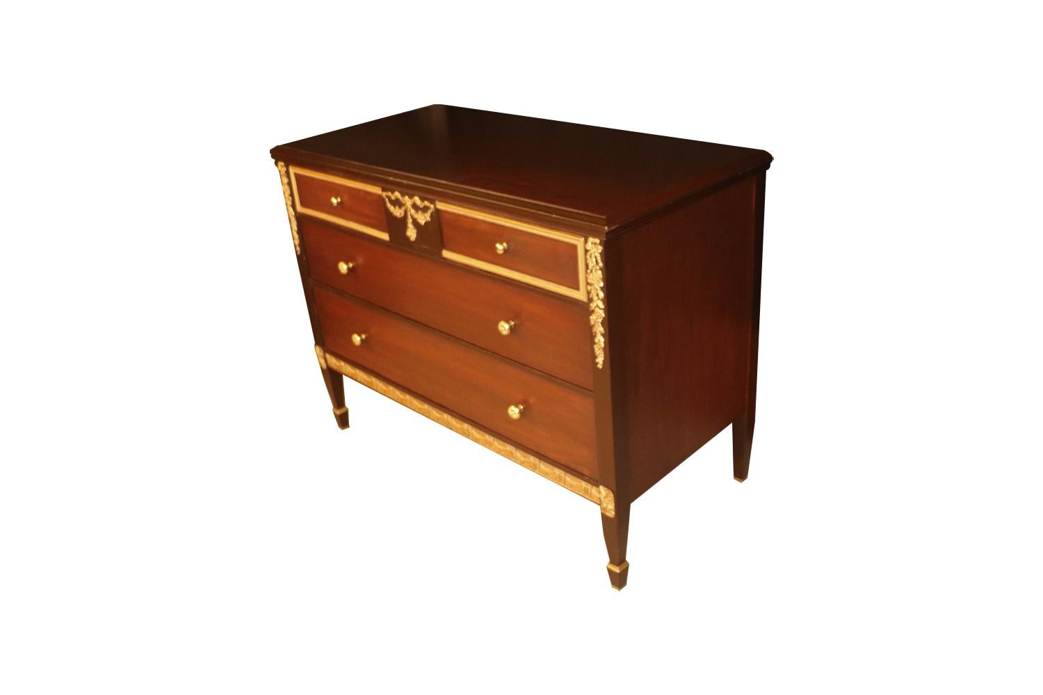 20th Century Dresser Chest of Drawers Louis XVI Style 3