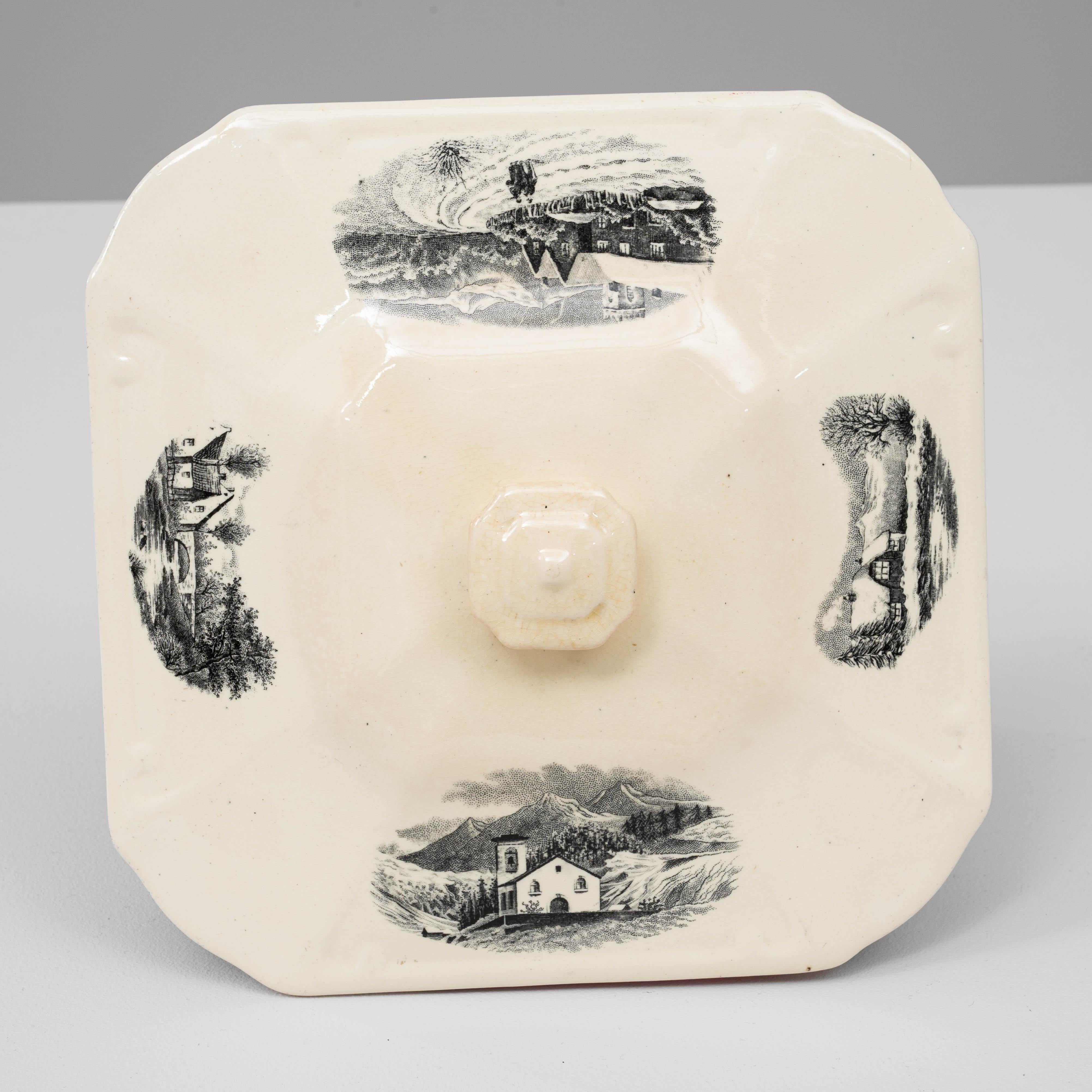 20th Century Dutch Special Edition Porcelain Tureen with Lid im Angebot 5