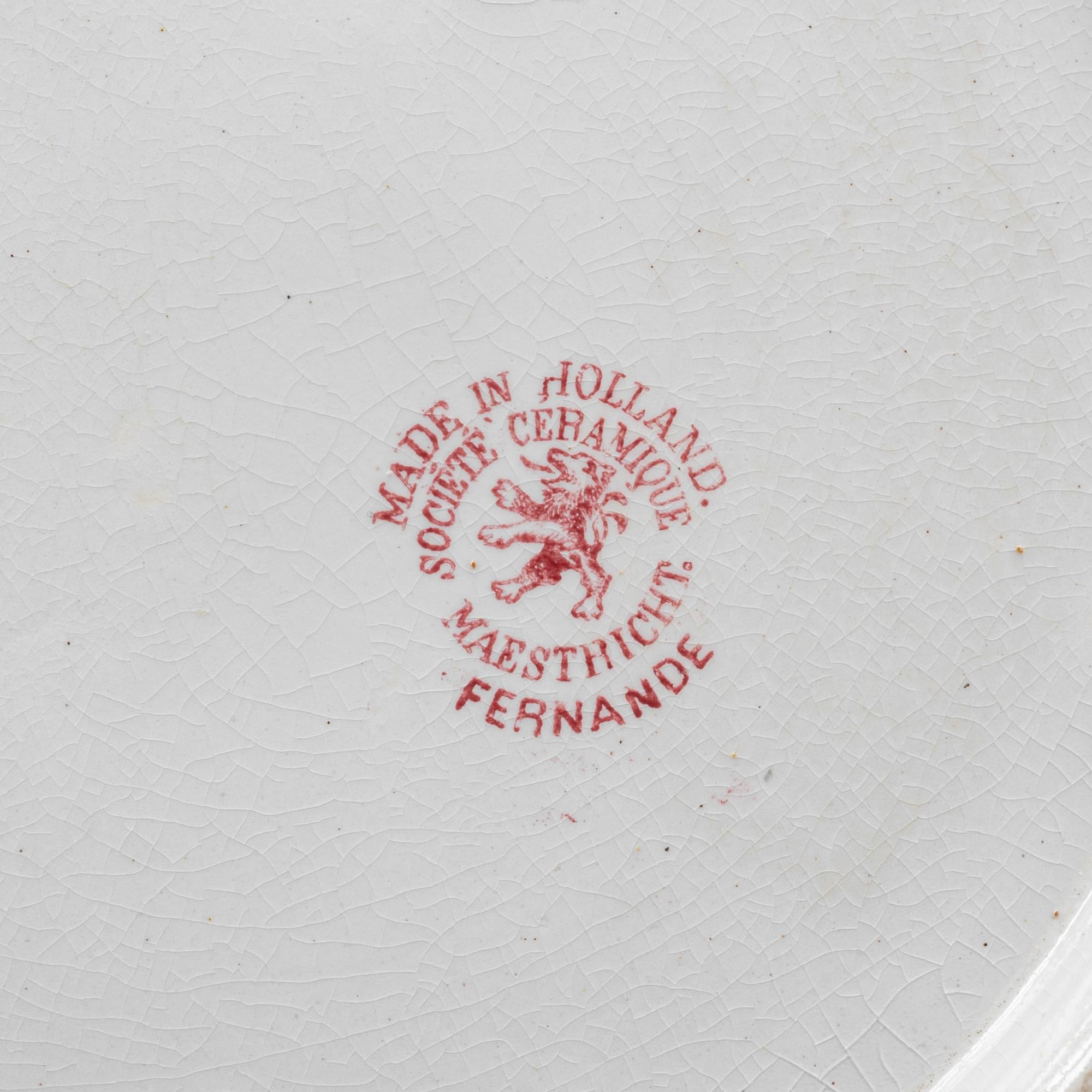 Niederländische Sonderedition Porzellanterrine mit Deckel aus dem 20. im Angebot 8