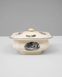 20th Century Dutch Special Edition Porcelain Tureen with Lid