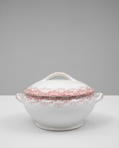 Zuppiera in porcellana olandese del XX secolo in edizione speciale con coperchio