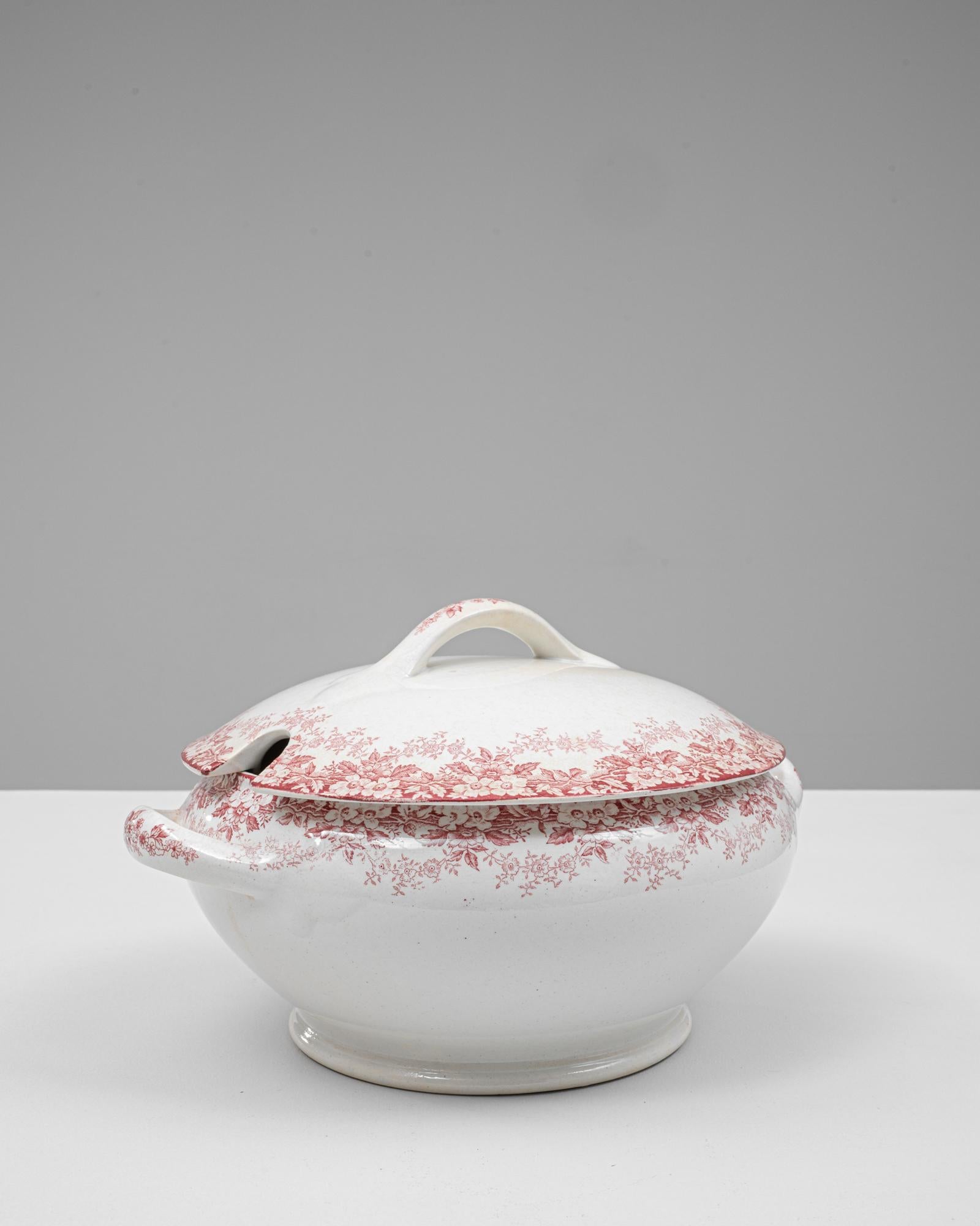 Niederländische Sonderedition Porzellanterrine mit Deckel aus dem 20. im Angebot 1