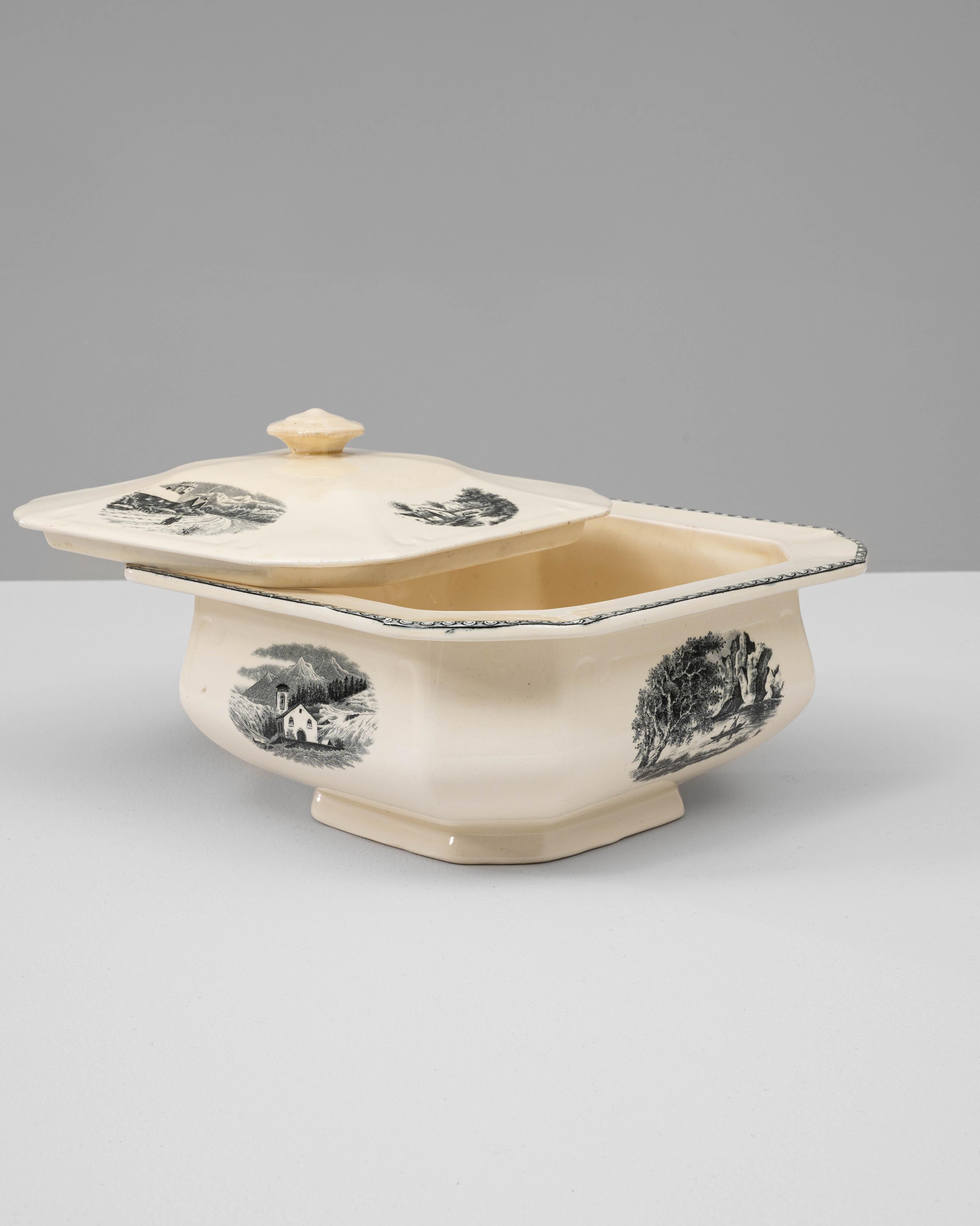 20th Century Dutch Special Edition Porcelain Tureen with Lid im Angebot 1