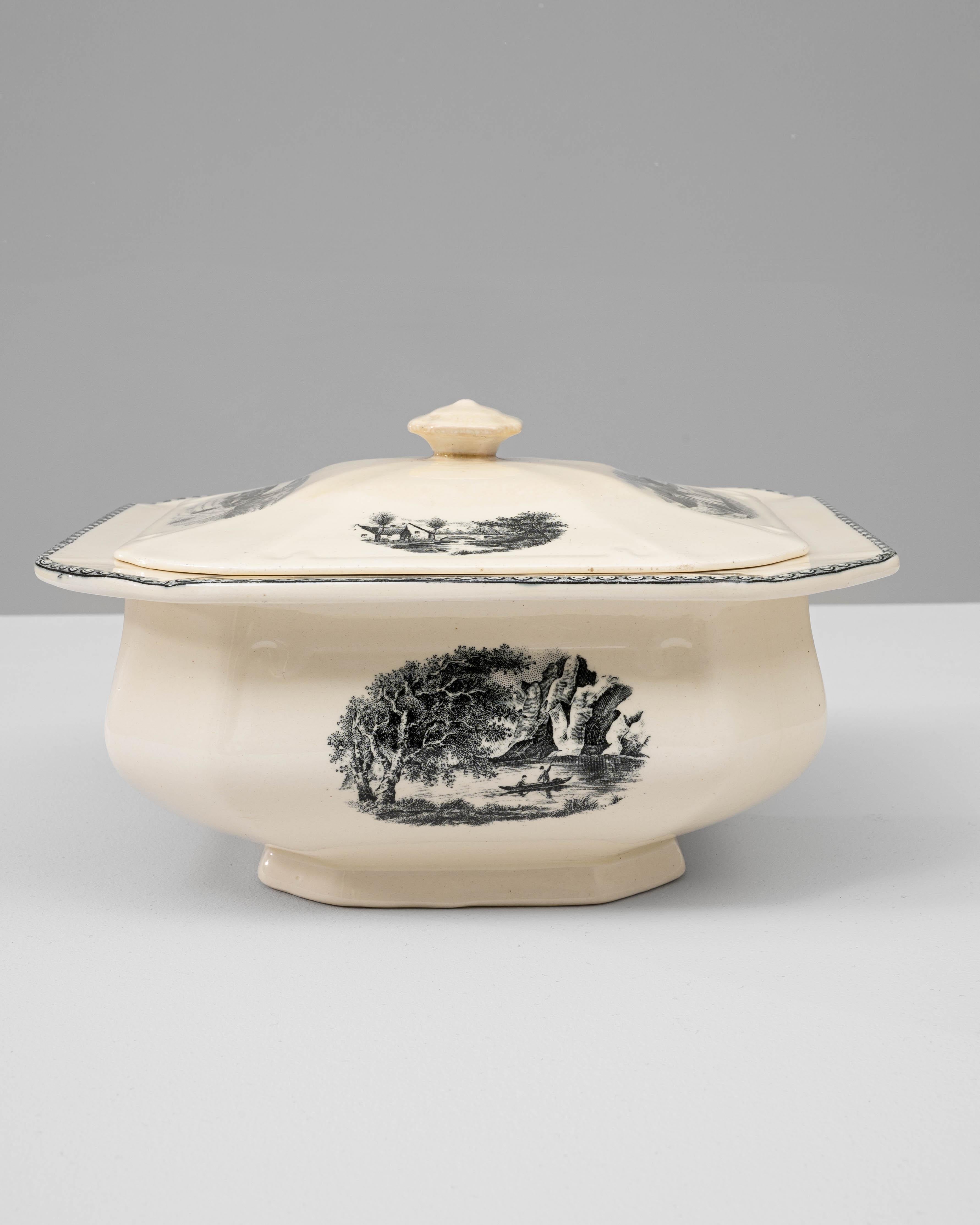 20th Century Dutch Special Edition Porcelain Tureen with Lid im Angebot 2