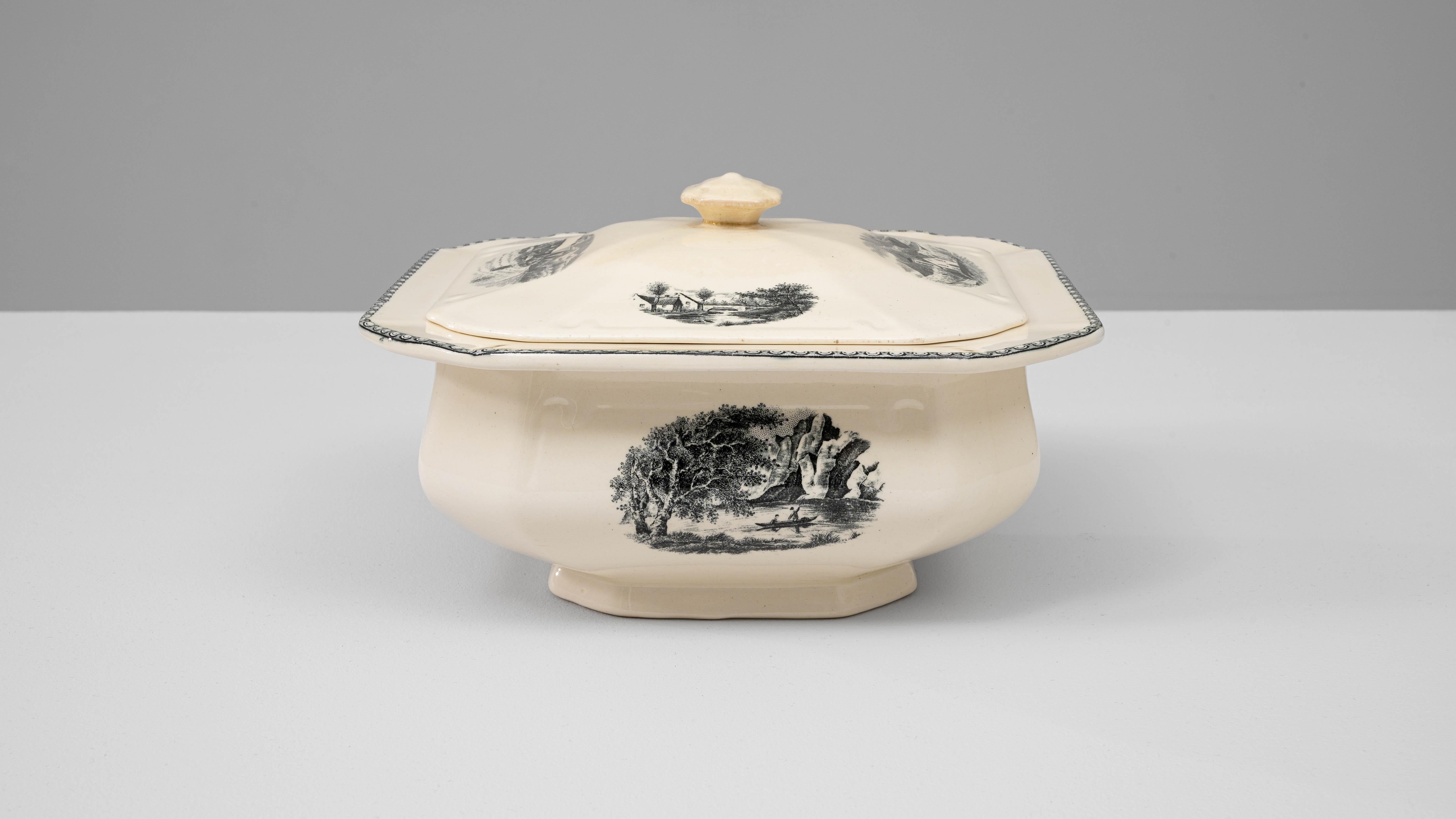 20th Century Dutch Special Edition Porcelain Tureen with Lid im Angebot 3