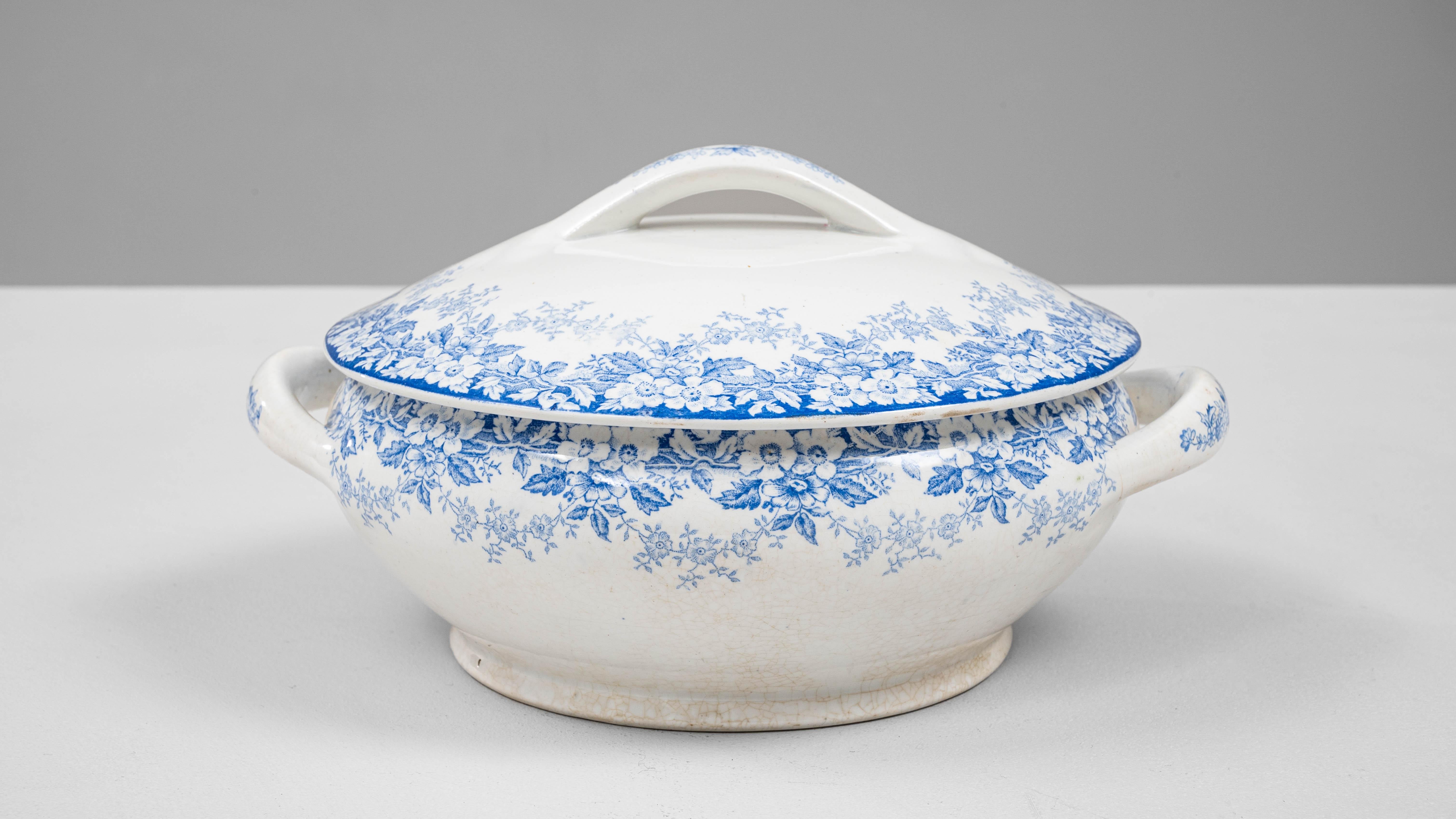 Soupière en porcelaine hollandaise du 20e siècle, édition spéciale, avec couvercle en vente 3