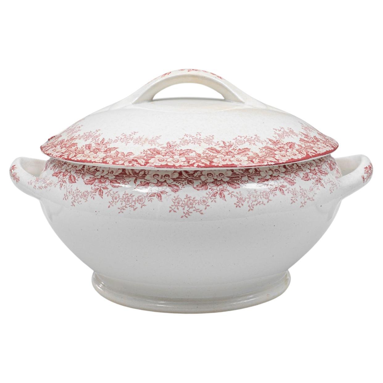 Soupière en porcelaine hollandaise du 20e siècle, édition spéciale, avec couvercle