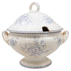 20th Century Dutch Special Edition Porcelain Tureen With Lid