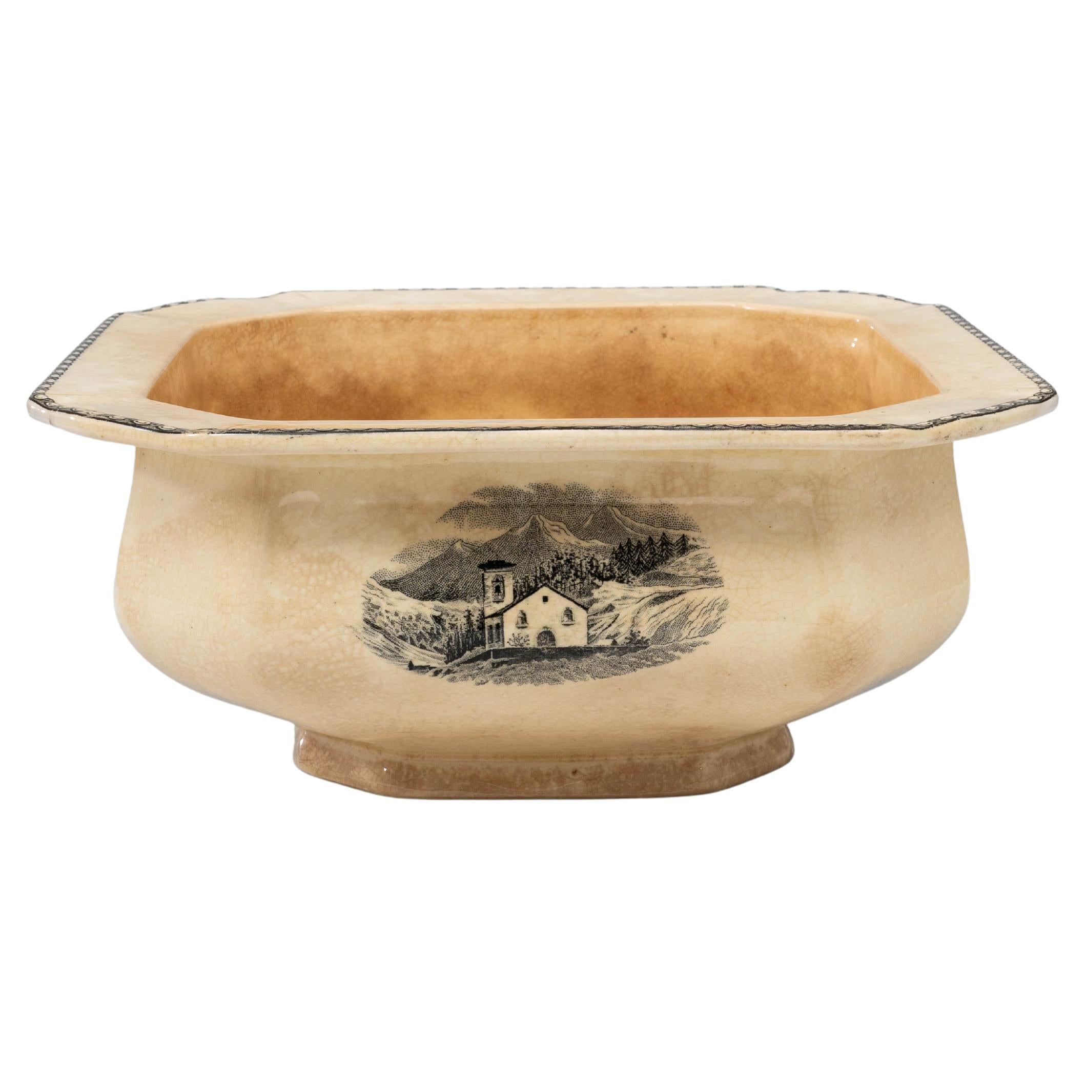 20th Century Dutch Special Edition Porcelain Tureen Without Lid