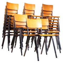 Chaises de salle à manger empilables Universal du 20e siècle, hollandaises - Grande quantité disponible