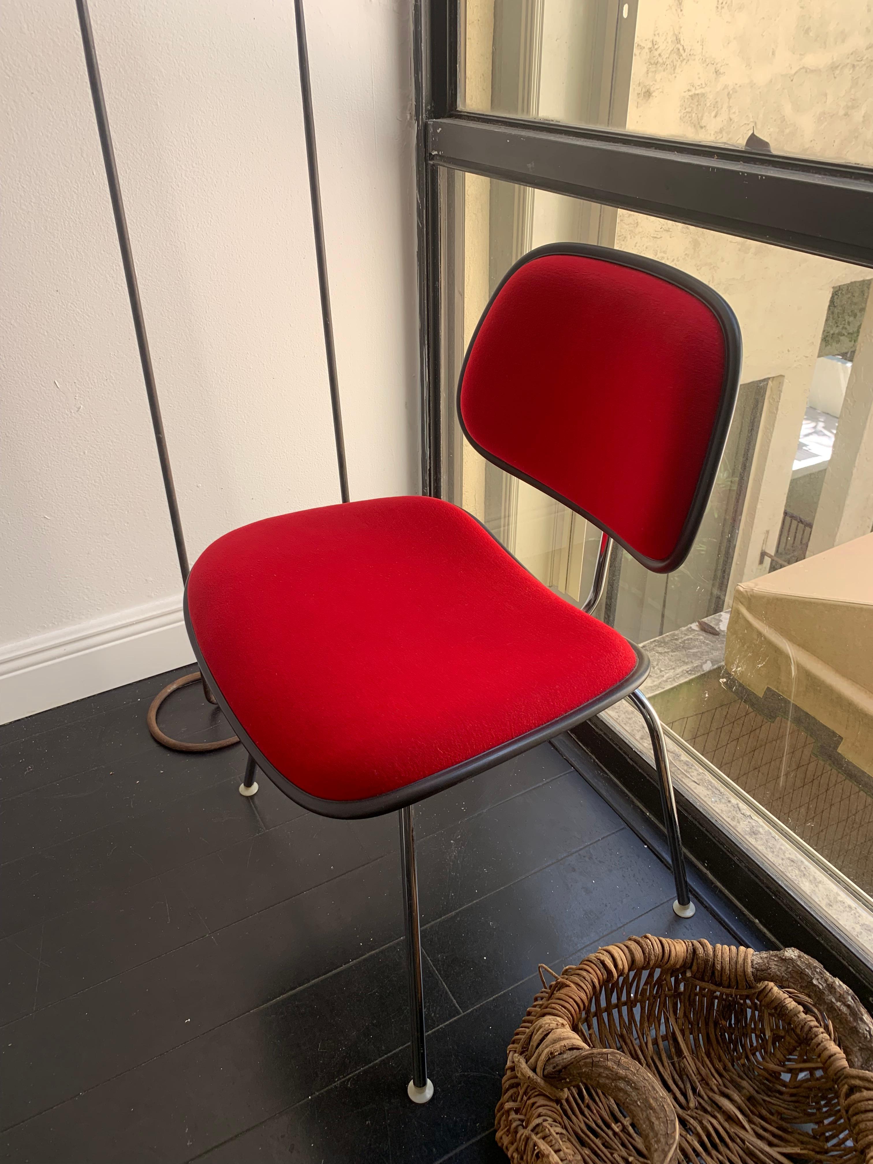 Molded 20th Century Eames DCM Chair for Herman Miller