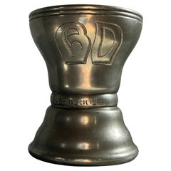 Vaso de peltre Art Nouveau del siglo XX de Mogens Ballin, Dinamarca, c. 1900