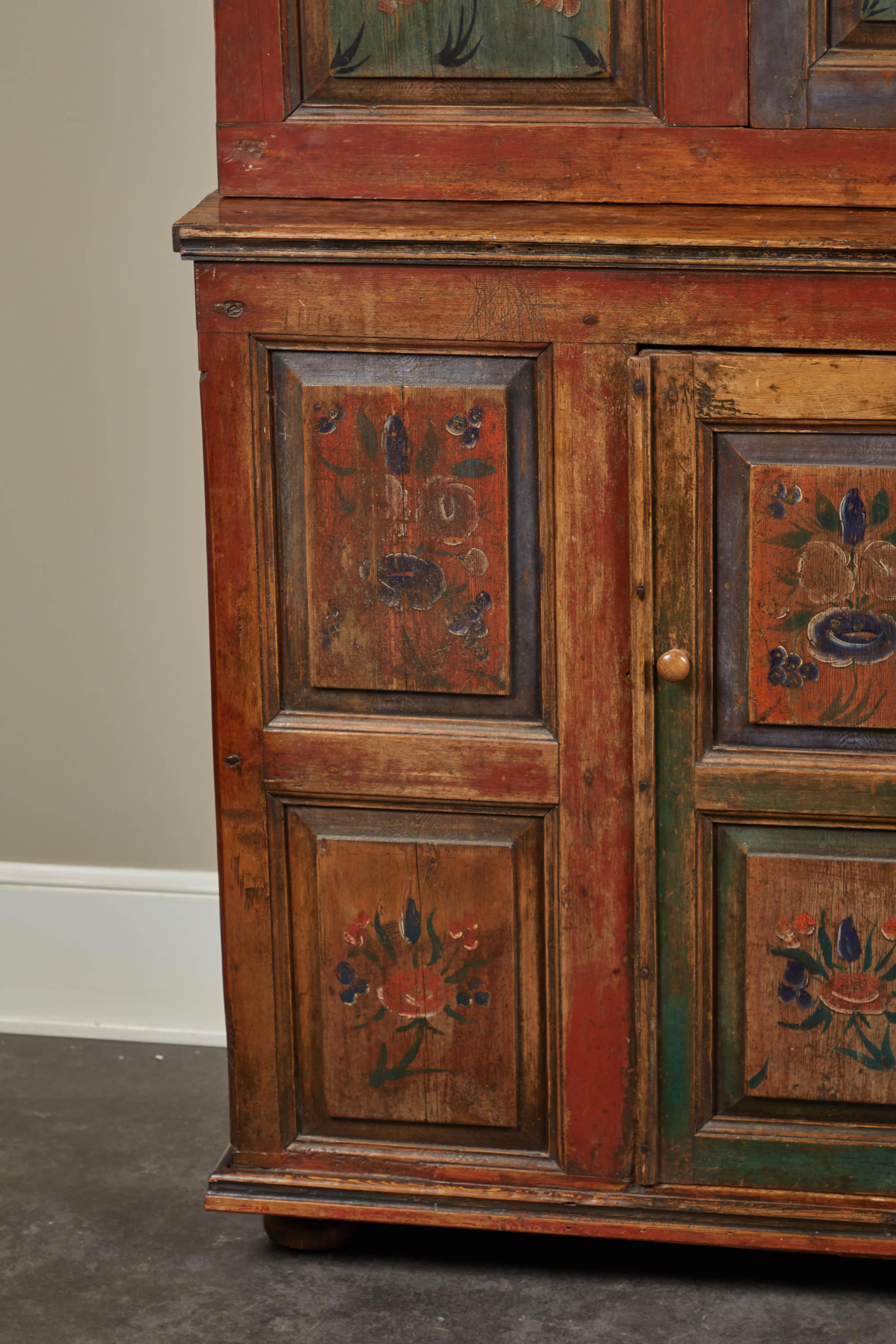 20th Century Eastern European Painted Cabinet 6
