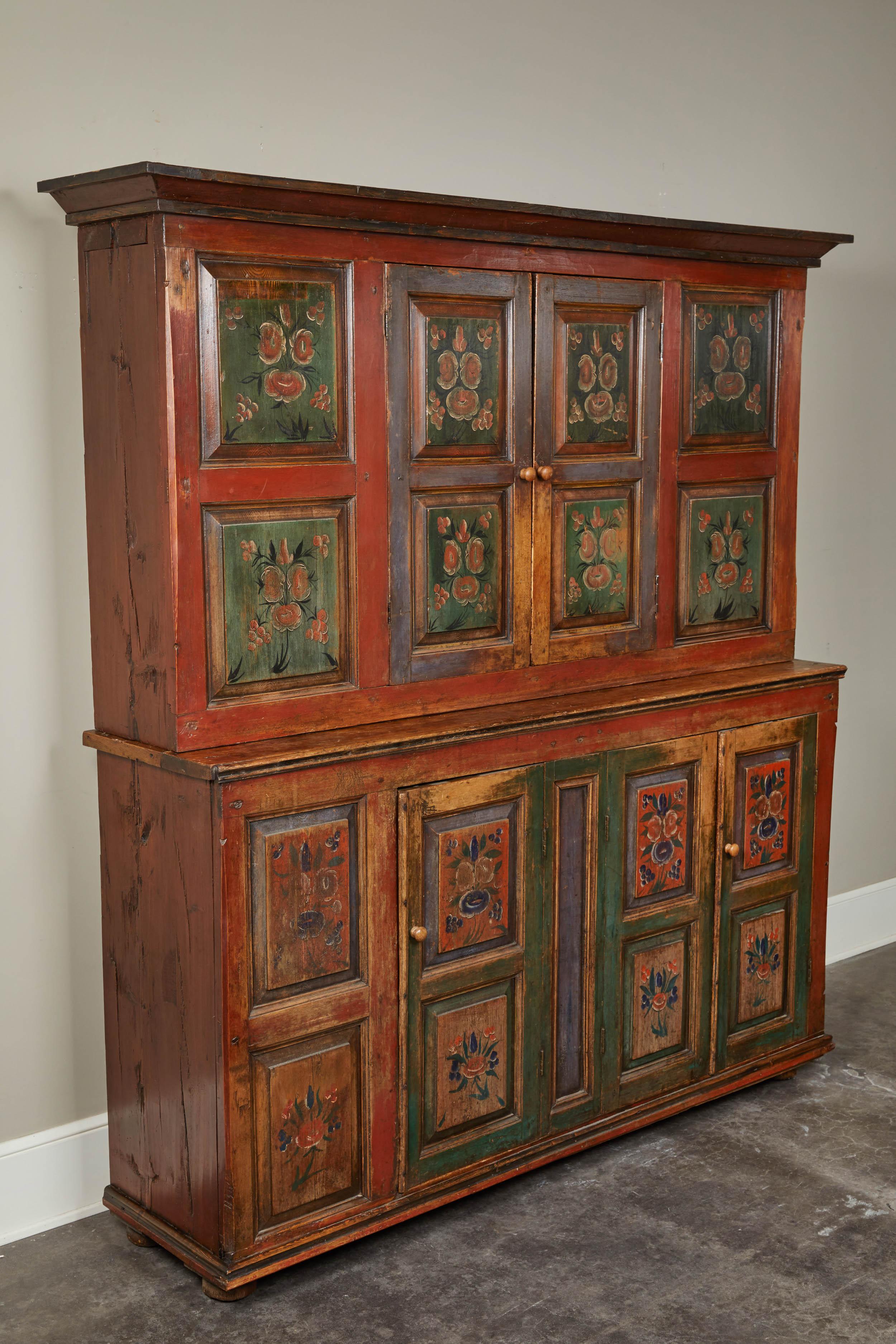 20th Century Eastern European Painted Cabinet 1