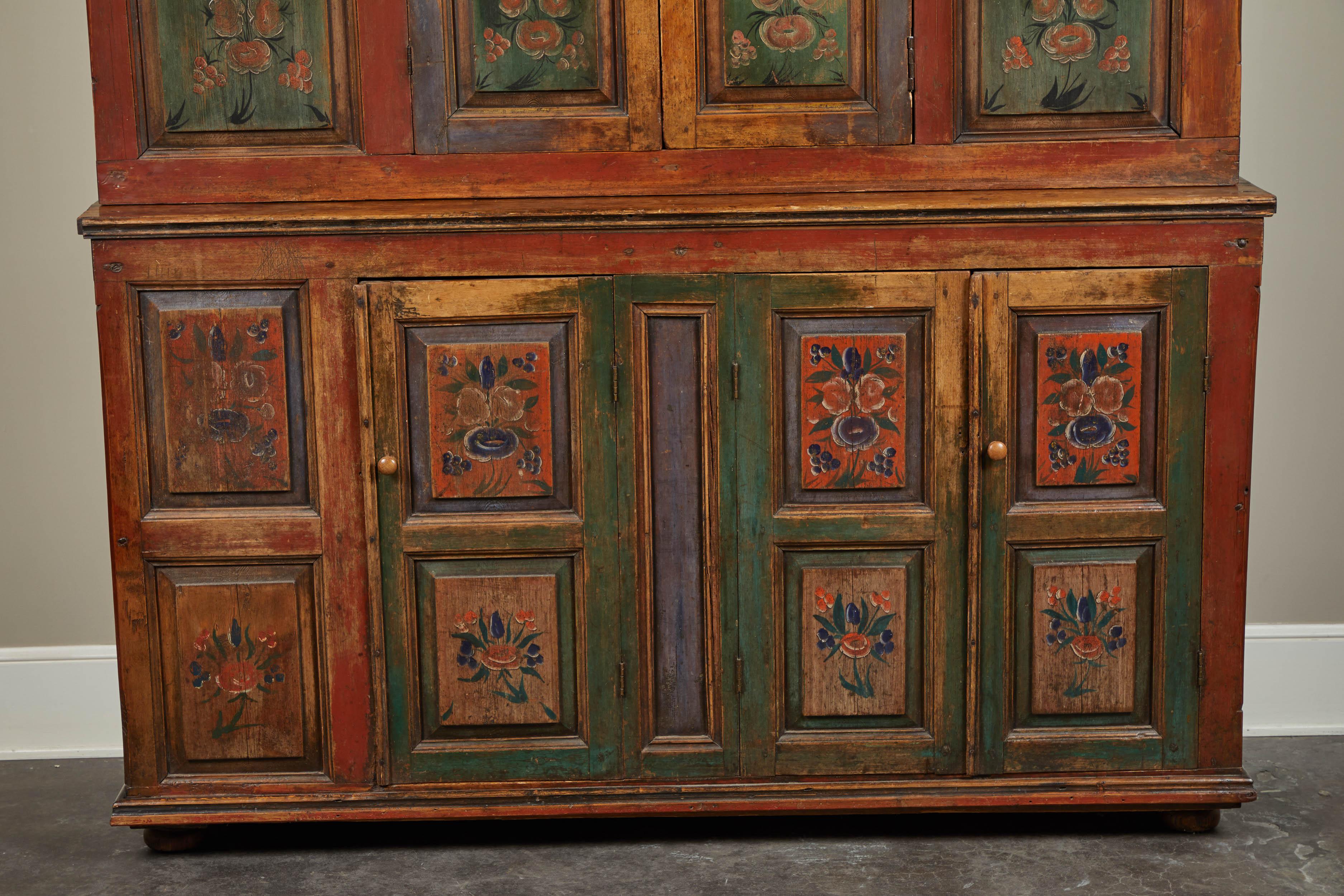 20th Century Eastern European Painted Cabinet 5