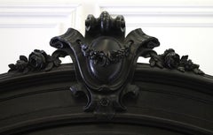 20th Century Ebonized Empire French Louis XVI Style Armoire