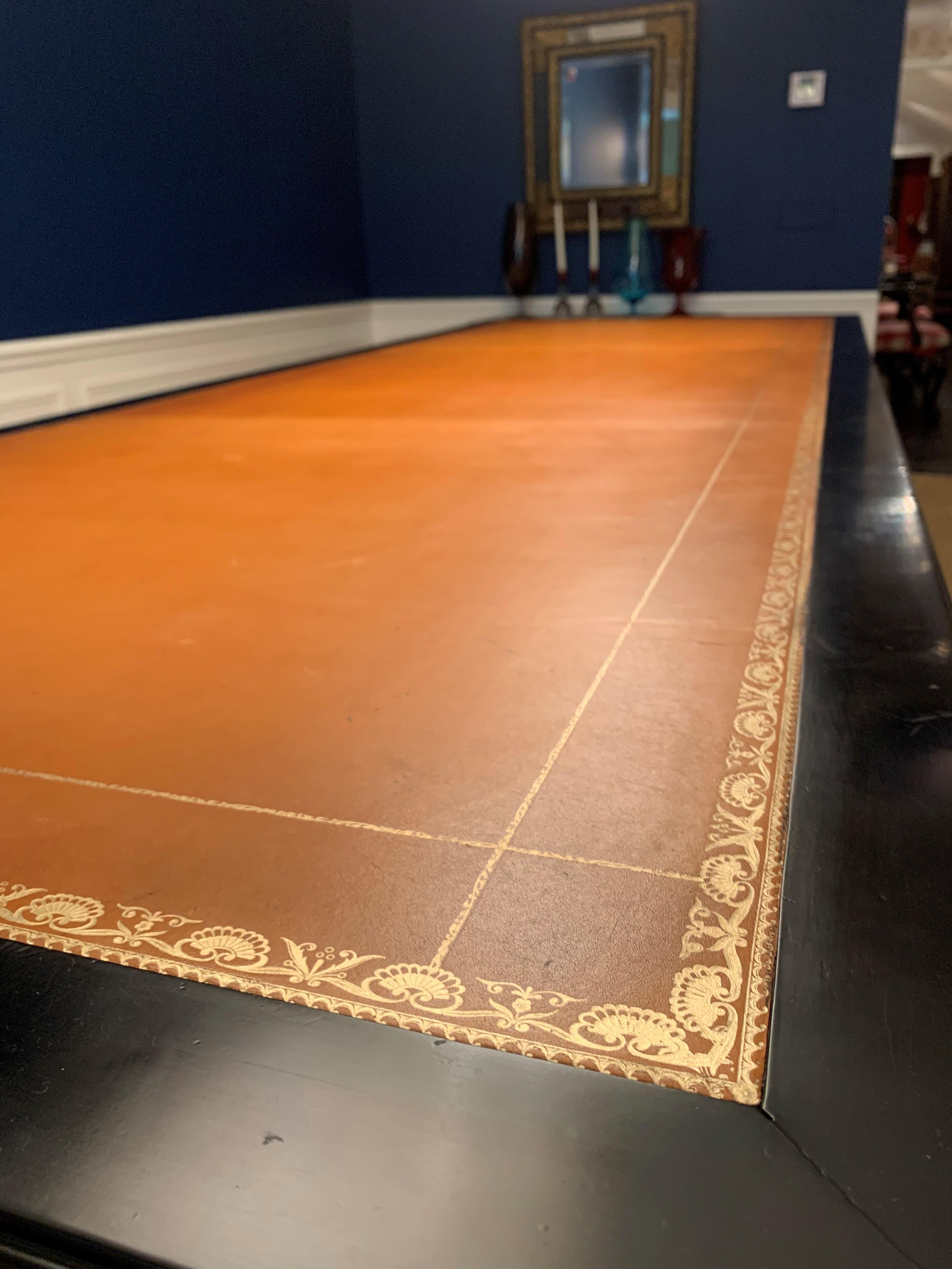 20th Century Ebonized Louis XVI Style Long Table by Maison Jansen 2