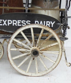 20th Century Edwardian Hand Pulled Milk Cart "by Appointment to H.M the King"