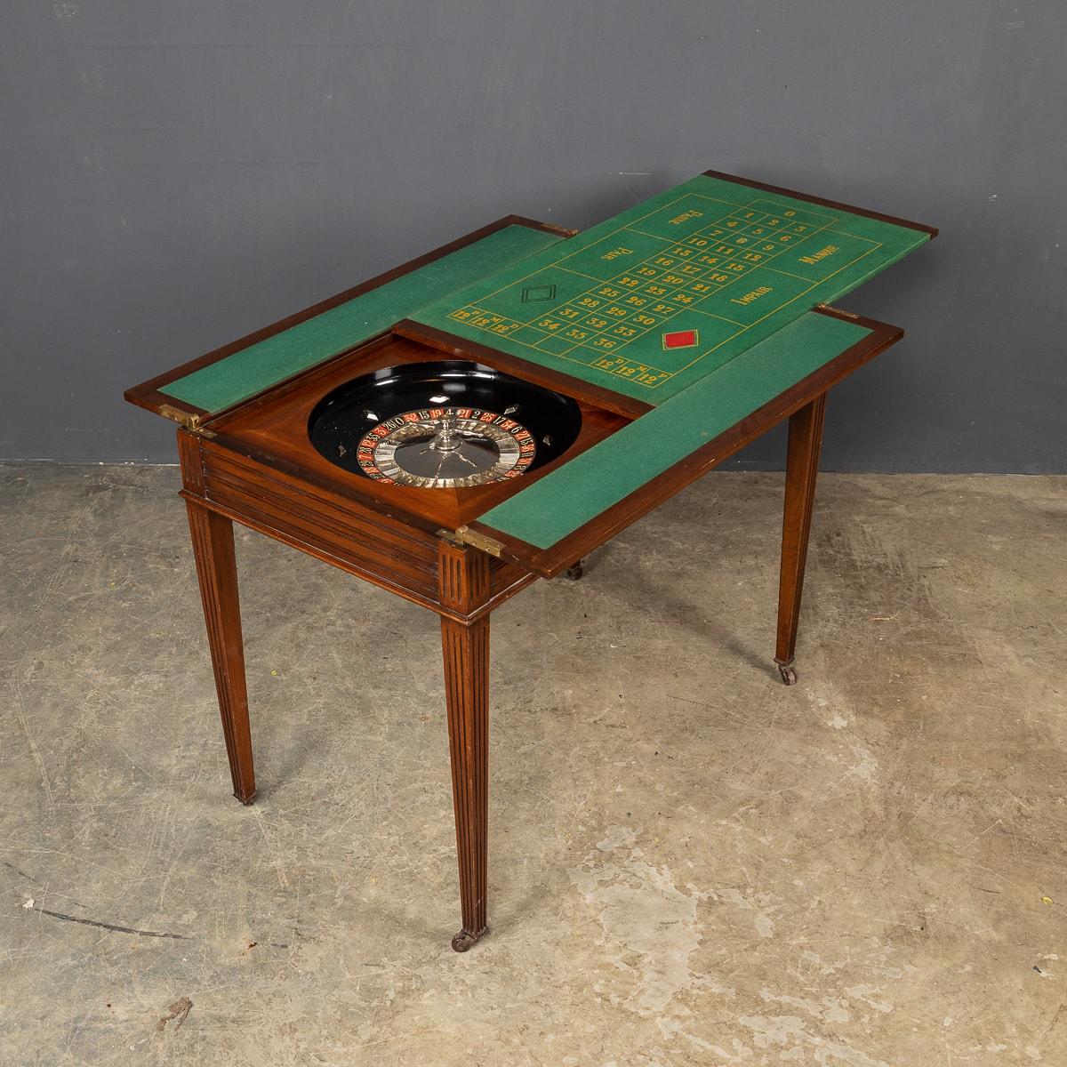 antique game table