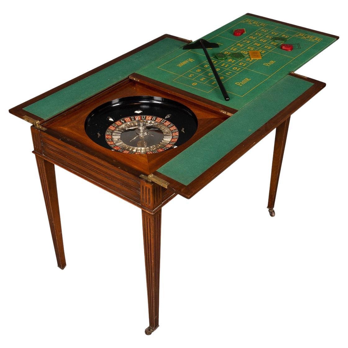 20th Century Edwardian Mahogany Gaming Table, circa 1900