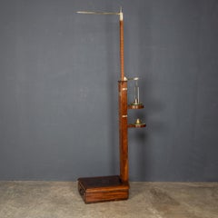 20th Century Edwardian Oak Human Weighing Scales, Short & Fanner, c.1900
