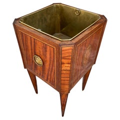 20th Century Edwardian Period Mahogany and Marquetry Jardinière