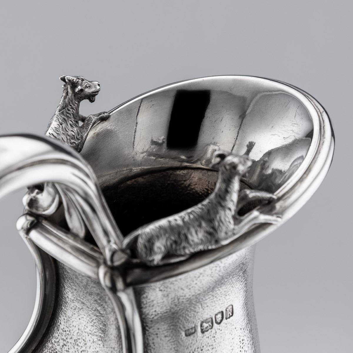 20th Century Edwardian Solid Silver Askos Jug, Hunt & Roskell, London, c.1905 7