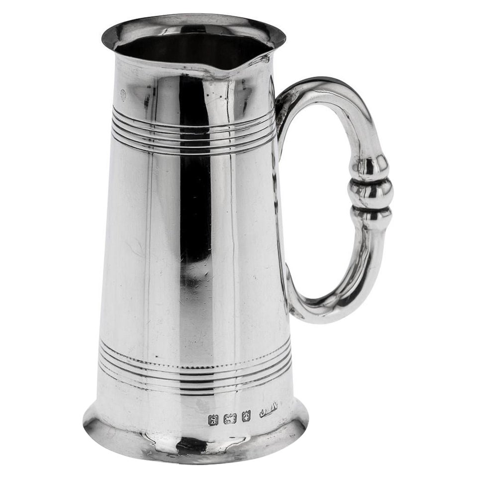 20th Century Edwardian Solid Silver Drinks Measure, Birmingham, c.1906